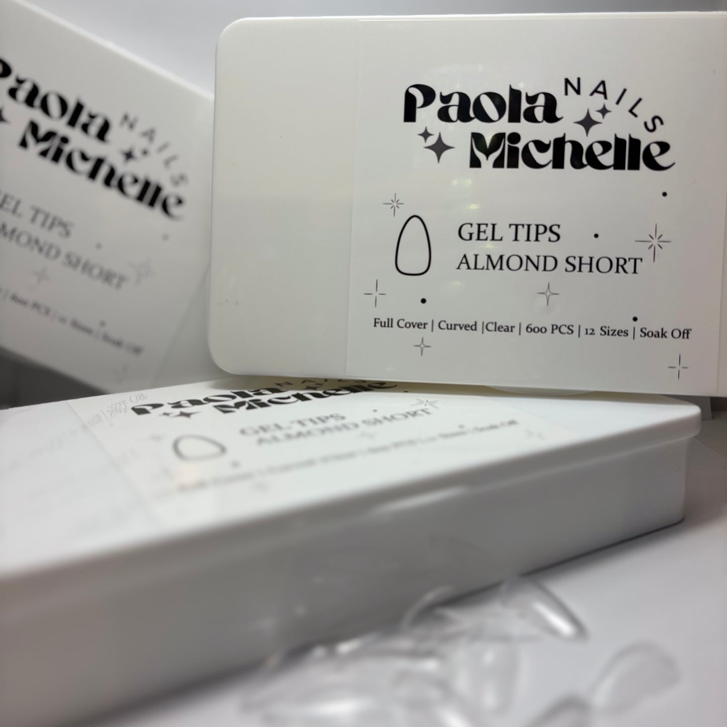 Gel tips Almond Short