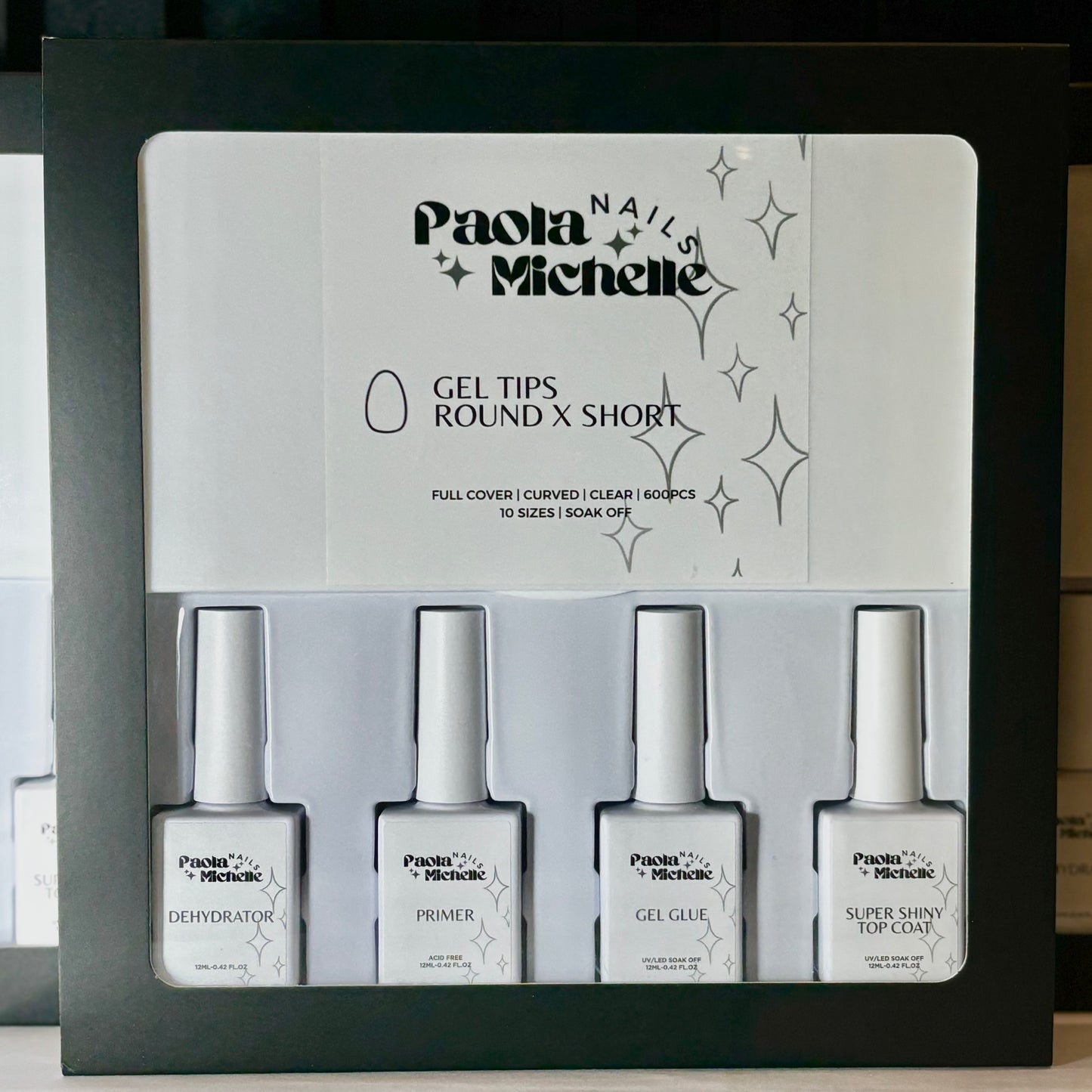 Kit de Gel tips - Round X Short